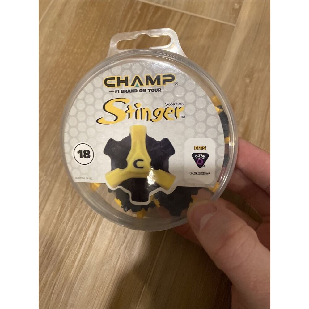 Champ Stinger Scorpion Q-Lock Soft Golf Spikes Pack Of 18 New